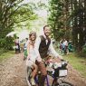 Una boda entre bicicletas