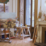 En el estudio de… Karen Hallam y Fernando Herlop